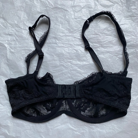 Journelle Isabel bra 32F 32DDD black noir lace - Picture 3 of 4